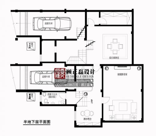 金域藍灣680平米四層聯(lián)體別墅歐式風格