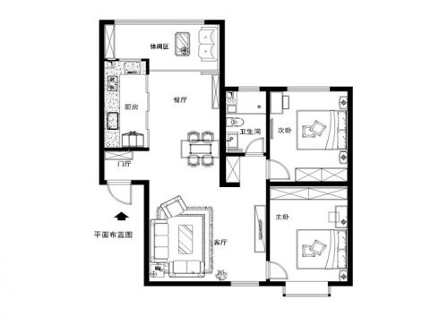 10.8萬打造納丹堡110平黑白時尚個性三居室，奢華而內斂