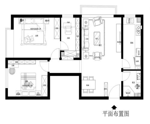 14.5萬打造中廣宜景灣108平米新中式二居