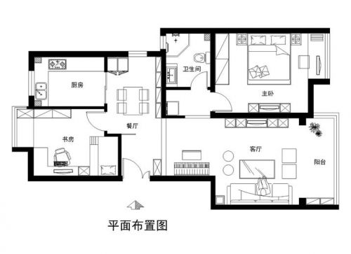 12萬(wàn)海歸夫婦裝點(diǎn)中海城99平米歐式新居