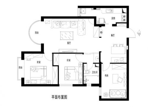 三環(huán)新城120平浪漫簡(jiǎn)歐三居室，奢華環(huán)保