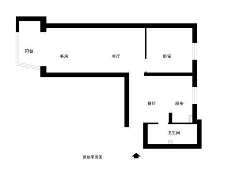 68平一居變二居打造年輕白領(lǐng)混搭風(fēng)