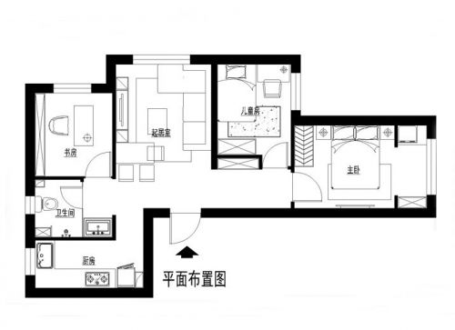 7萬打造濱河馨園89平米幸福小三居