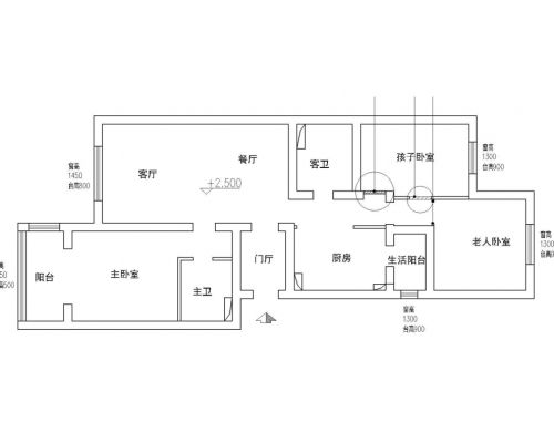 “水晶之家”龍錦苑120平米四口之家現(xiàn)代三居