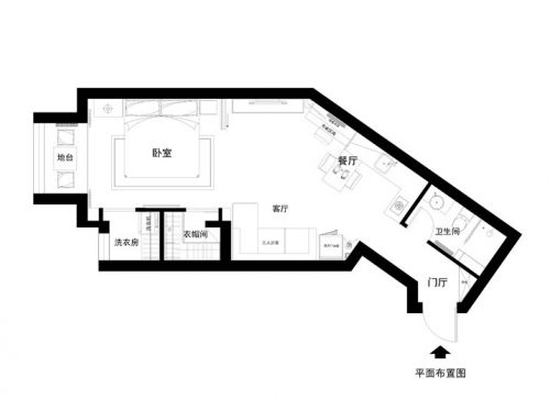 菲特空間60平米北歐公寓