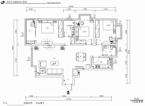 江林新城130平米現(xiàn)代簡(jiǎn)約時(shí)尚亮麗