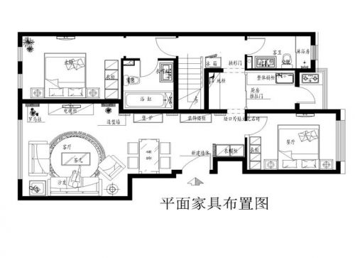 金隅翡麗170平米美式鄉(xiāng)村家