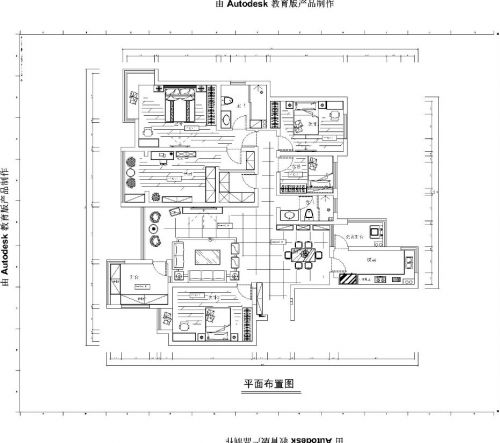 農(nóng)大家屬院200平美式風(fēng)格裝修設(shè)計