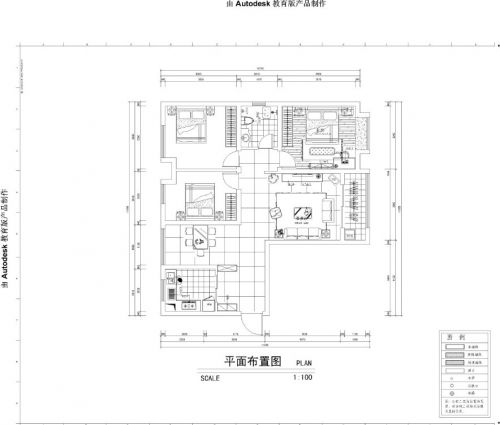 錦藝國際華都114平溫馨舒適三房裝修設計