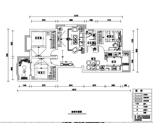 鄭州實(shí)創(chuàng)裝飾-藍(lán)天佳苑98平實(shí)用的新中式設(shè)計(jì)