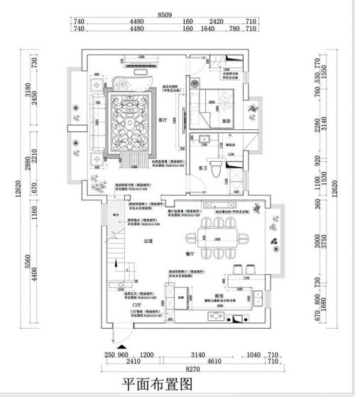 【鄭州實(shí)創(chuàng)裝飾】農(nóng)大家屬院140平金屬色調(diào)的設(shè)計(jì)圖