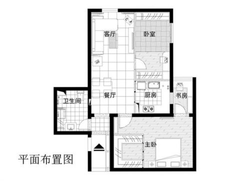 整體家裝12萬(wàn)全包裝修95平米簡(jiǎn)約風(fēng)格兩居室效果圖