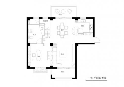 180平米復(fù)式—精簡(jiǎn)后現(xiàn)代主義《韻意》