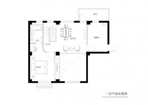 180平米復(fù)式—精簡(jiǎn)后現(xiàn)代主義《韻意》