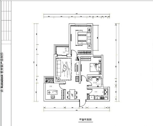 銘軒國(guó)際90平自然清新小三房裝修實(shí)例