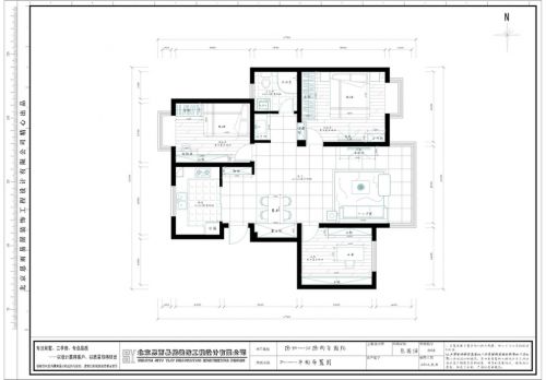 《心曠悠然》100平米三居室現(xiàn)代簡約風格實景圖