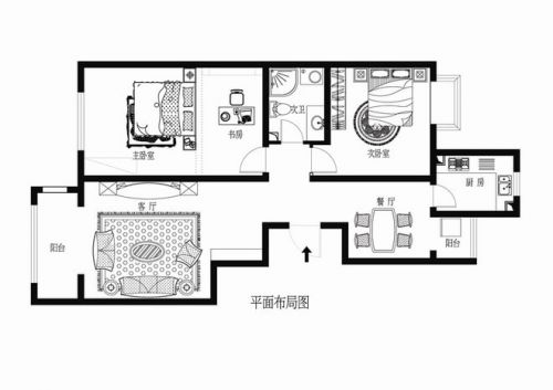 歐式風格兩居室裝修，豪華大氣，愜意和浪漫