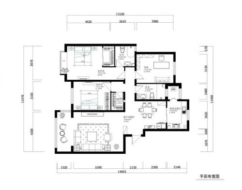 北京城建·徜徉集83平二居