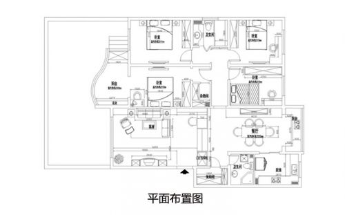 舊宮育龍家園新中式155平米裝修儒雅大氣風范