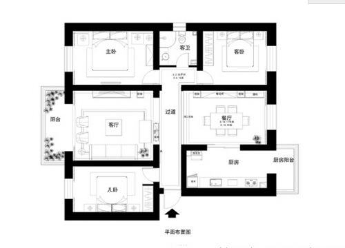 陽光小區(qū)簡約中式風(fēng)格裝修送您10年保修