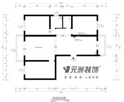 【元洲裝飾】華陽(yáng)日月城126平米歐式風(fēng)格案例賞析