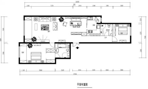 北京《龍湖時代天街》140平米