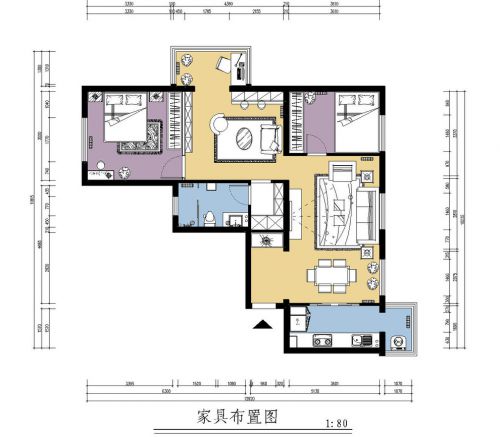 北京《定福家園》90平米