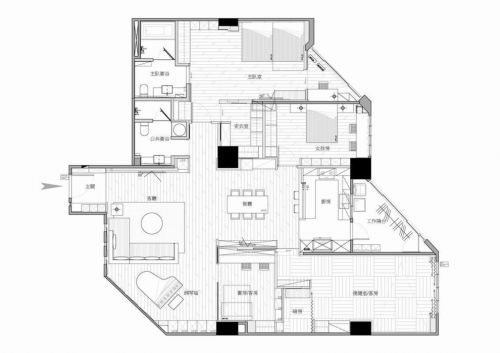 191平米老屋蛻變北歐愛樂家