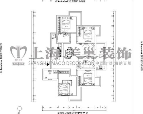 潤城西南戶129平三室兩廳簡歐裝修效果圖