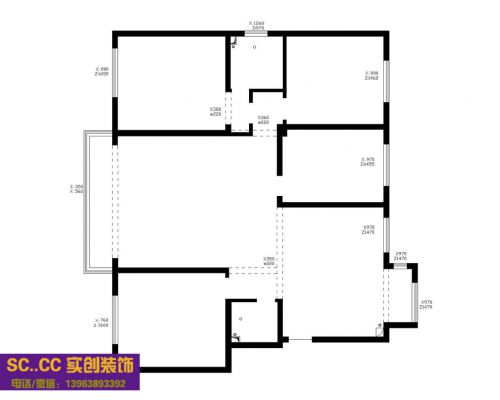 世紀華庭200平四居室歐式風(fēng)格裝修-煙臺實創(chuàng)裝飾