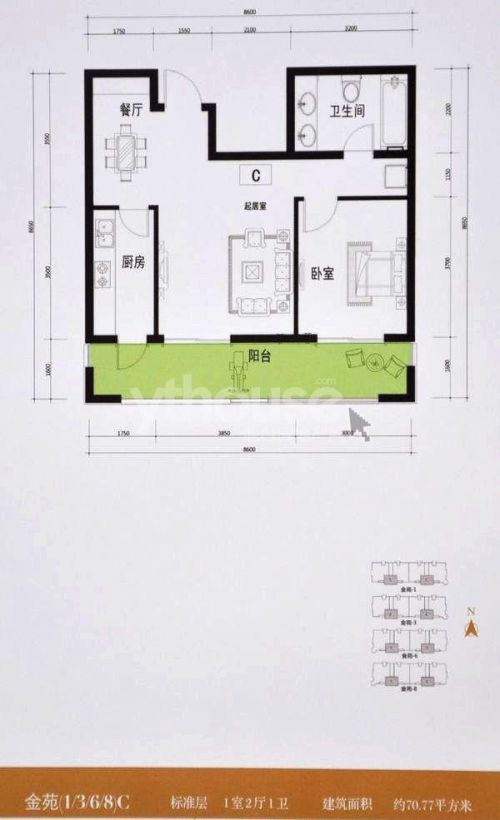 紫金山莊60平一居室現(xiàn)代奢華-煙臺(tái)實(shí)創(chuàng)裝飾