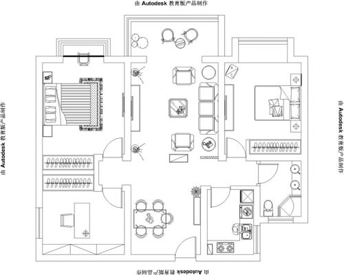 中國鐵建廣場109平簡歐風格案例