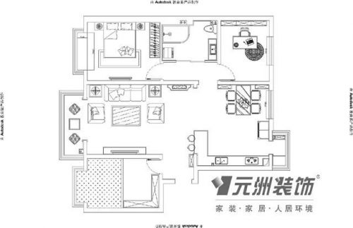 月亮灣新中式125戶型案例賞析