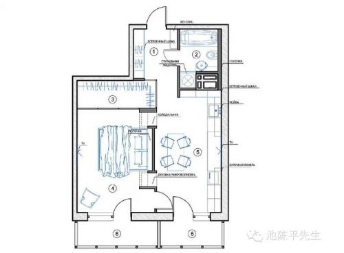 魅力黑白微公寓