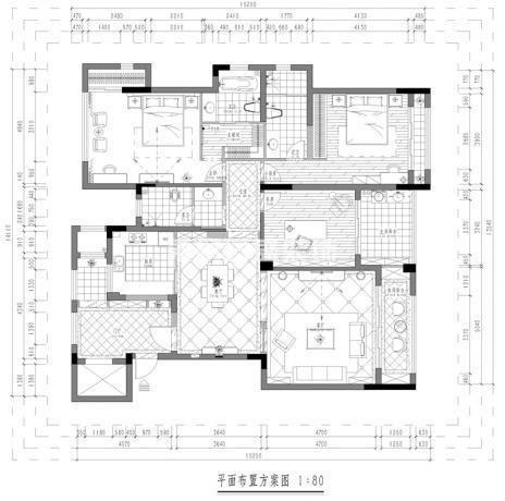 長沙中建芙蓉和苑裝修150平米美式鄉(xiāng)村