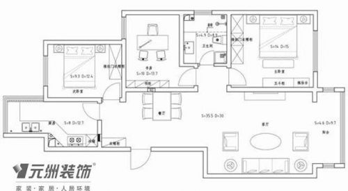 桐城怡景現(xiàn)代風(fēng)格120平案例賞析