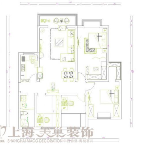 東岸尚景140平三室二廳現(xiàn)代簡約風(fēng)格裝修方案