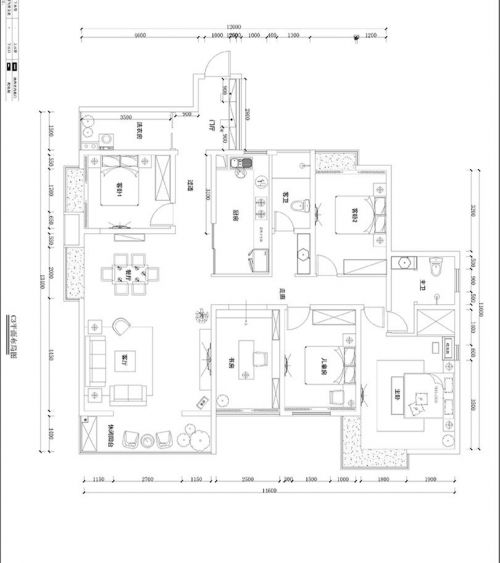 安華觀邸170平四室兩廳新中式裝修完工實(shí)景圖