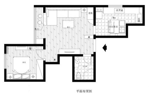 海港區(qū)65平簡約婚房裝修打造浪漫創(chuàng)意之家