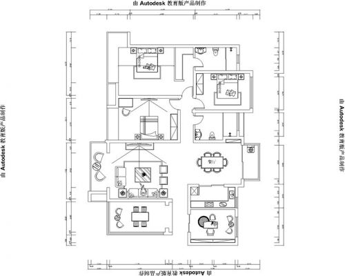 雅居樂裝修效果圖145平方四室兩廳簡(jiǎn)歐風(fēng)格案例