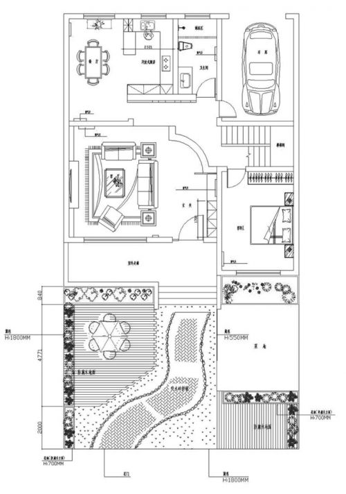 聯(lián)盟新城330平復(fù)式簡歐風(fēng)裝修效果圖