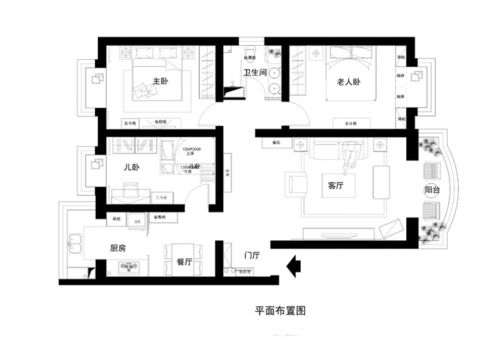 紫金新干線108平中式古典風(fēng)格