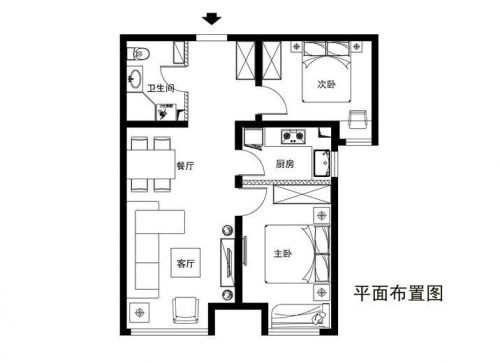 【正商城89平兩居室裝修】簡約風(fēng)格設(shè)計