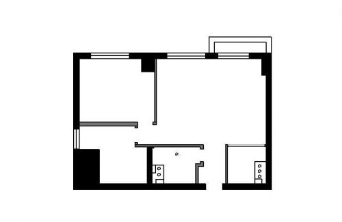 百子灣現(xiàn)代兩居老房翻新