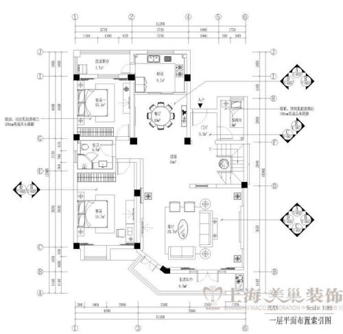 建業(yè)森林半島260平方復(fù)式新古典風(fēng)格裝修案例效果圖