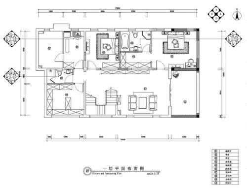 珠江壹仟棟470平法式風(fēng)格裝修效果圖