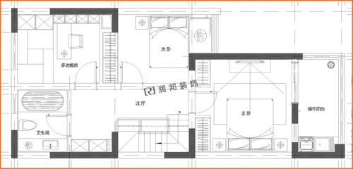 奧林匹克花園115平方復式樓美式風格