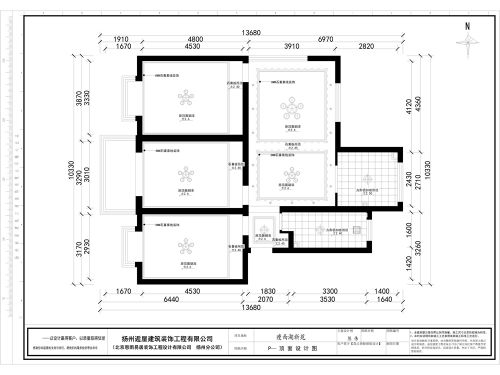 【思雨設計&逅屋施工】《惠風和暢》揚州瘦西湖110平3居簡歐