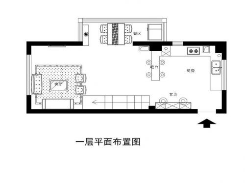 鄭州實創(chuàng)裝飾-德潤黃金海岸LOFT戶型裝修-