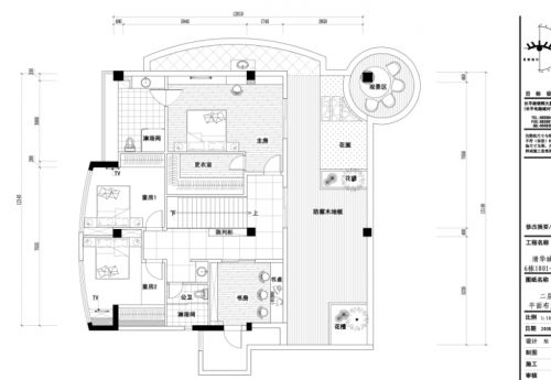 中國(guó)鐵建·梧桐苑3室2廳410平米現(xiàn)代風(fēng)格